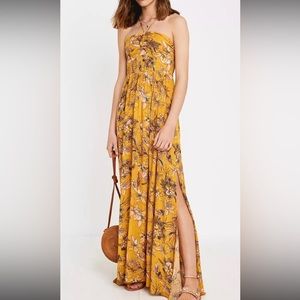 Free people intimately one step ahead floral maxi dress